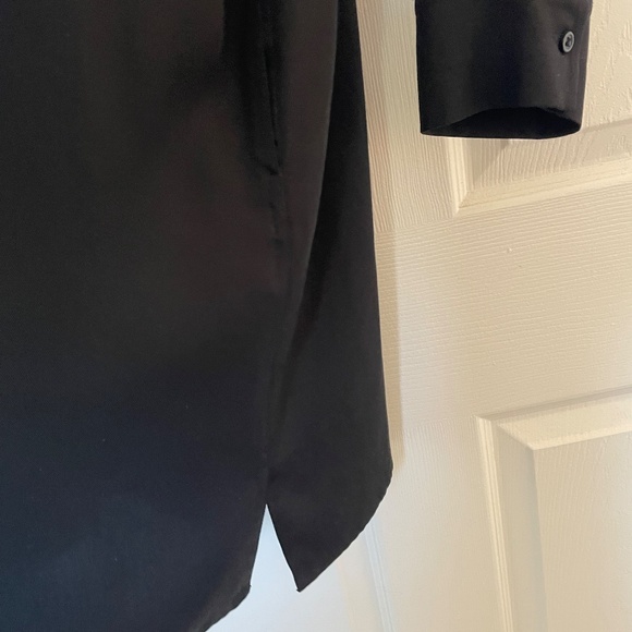 COS Oversized Black Tunic Button Down Size 12 - Picture 6 of 8